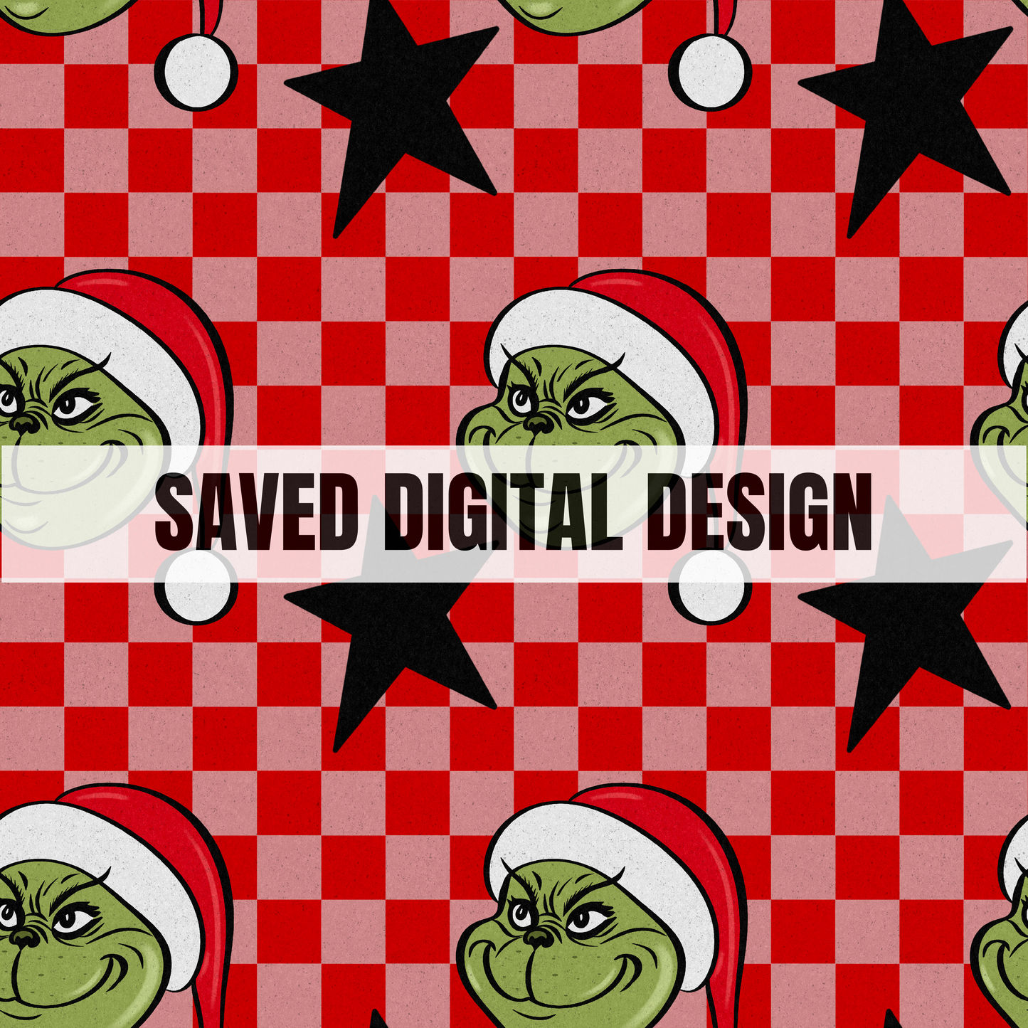 GREEN GUY CHECKERED SEAMLESS