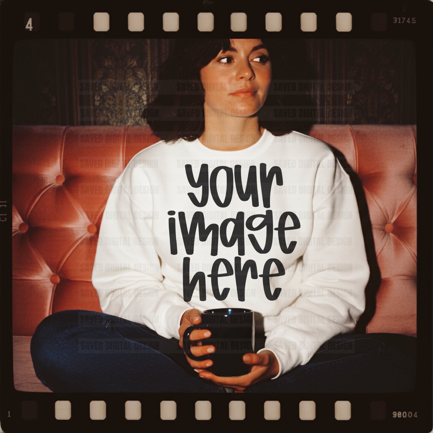 UNBRANDED WHITE SWEATSHIRT MOCK