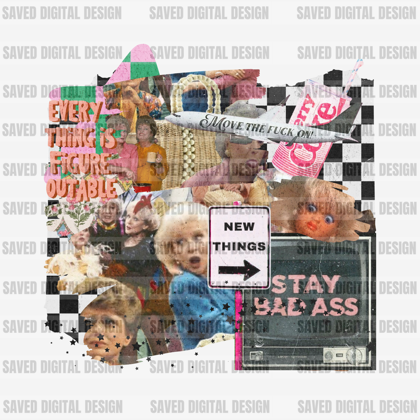 GOLDEN CLUSTER COLLAGE