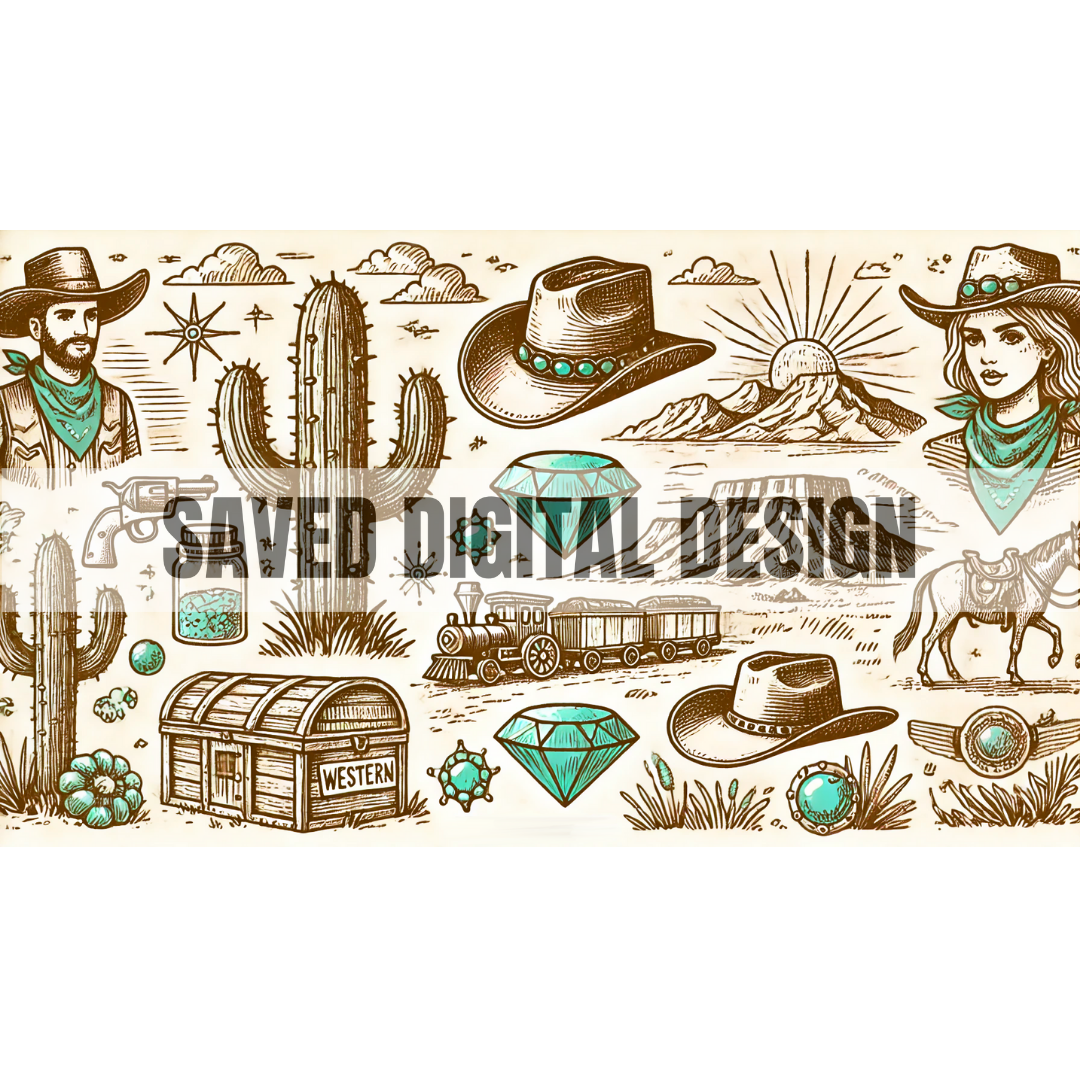 WESTERN ABSTRACT FACEBOOK/WEBSITE BANNER