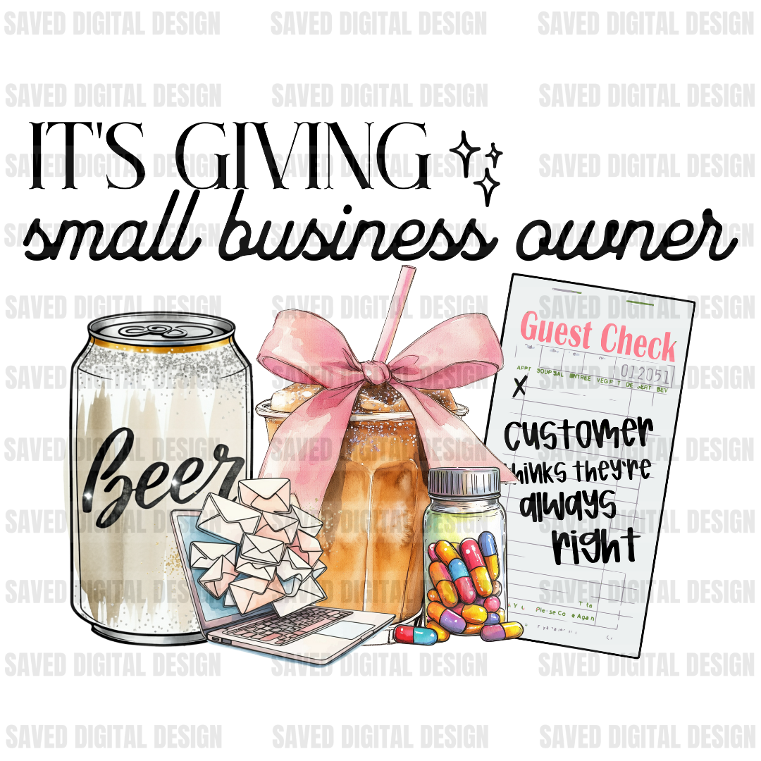 IT’S GIVING SMALL BUSINESS OWNER BEER