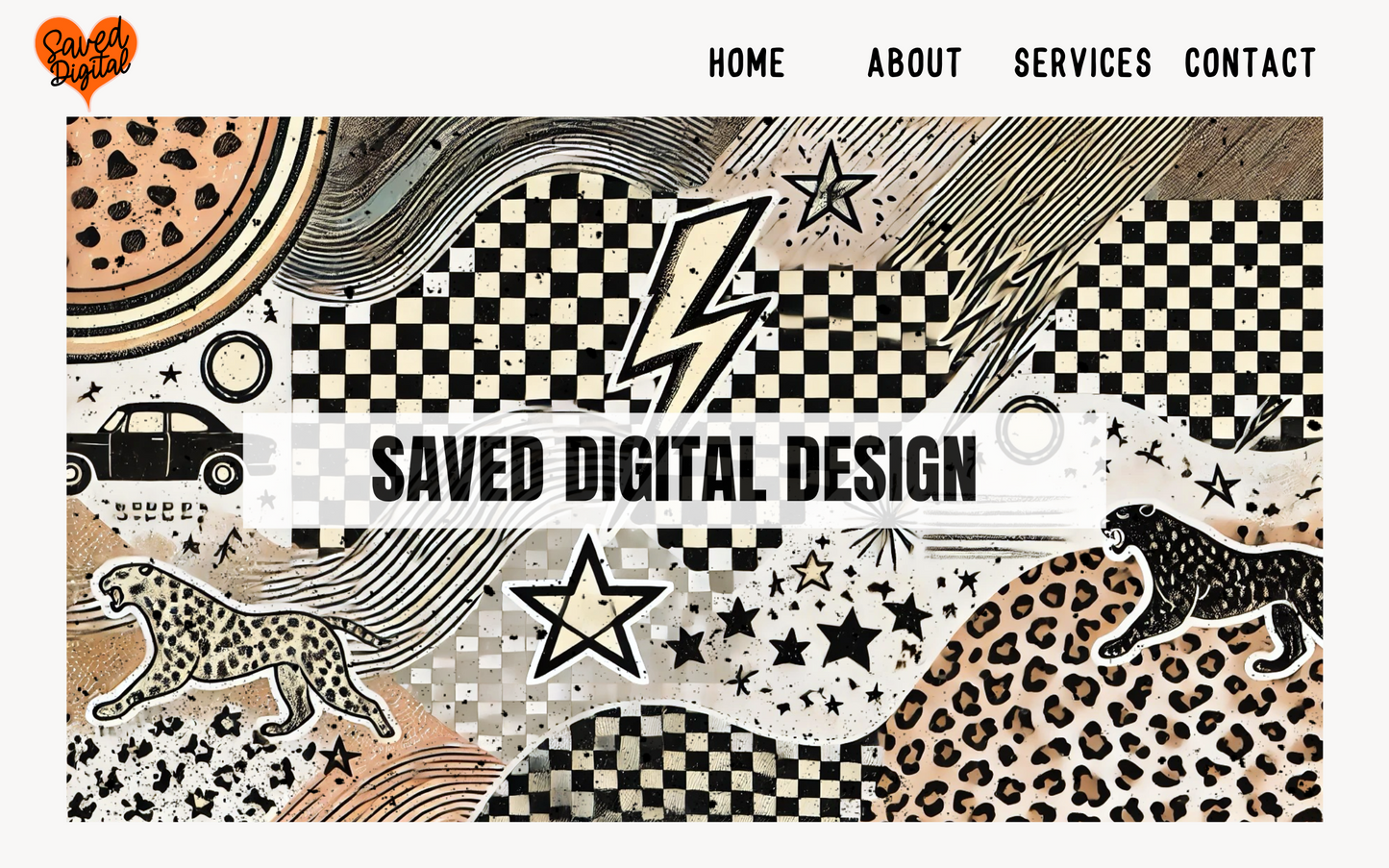 EDGY ABSTRACT FACEBOOK/WEBSITE BANNER