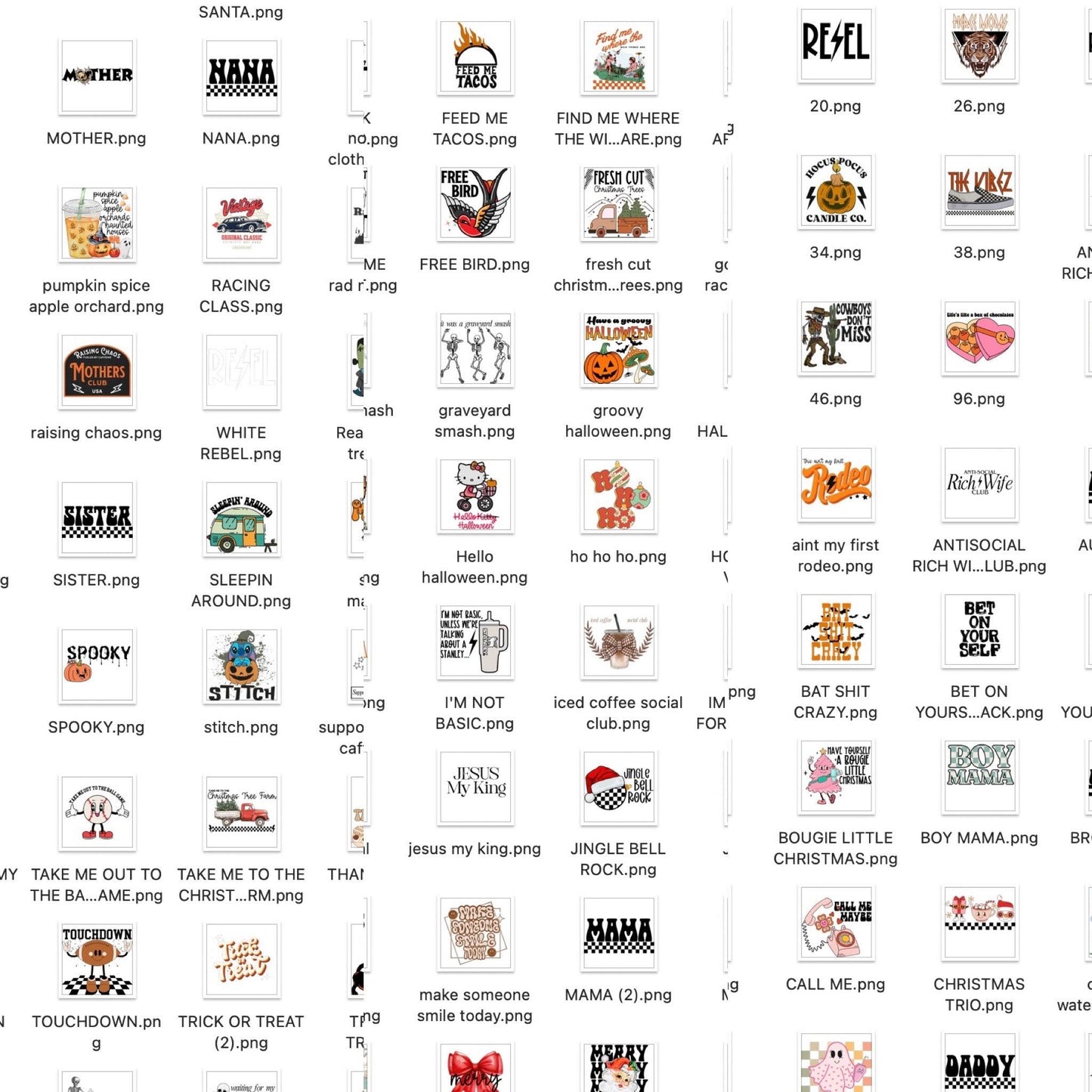 SURPRISE BUNDLE OF 101 PNG'S - NEVER BEFORE SEEN!