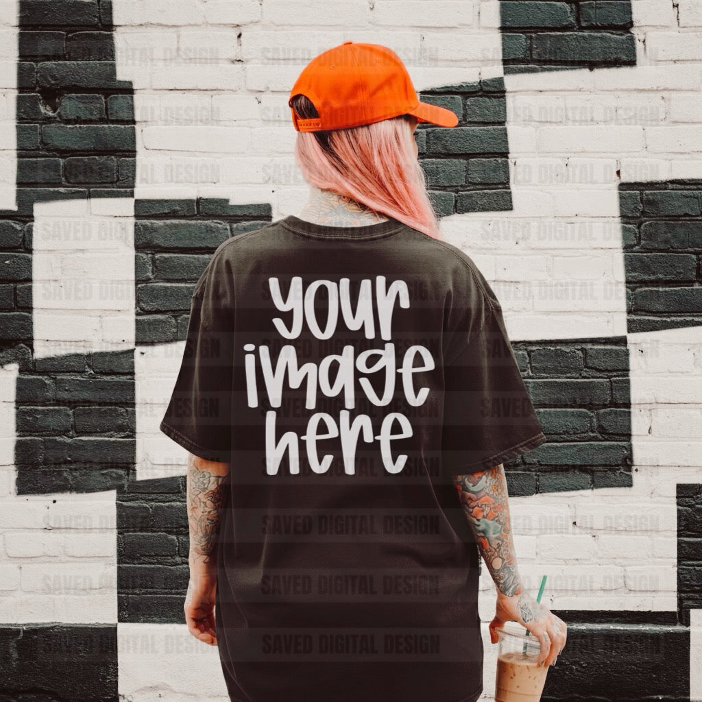 UNBRANDED BLACK T-SHIRT MOCK