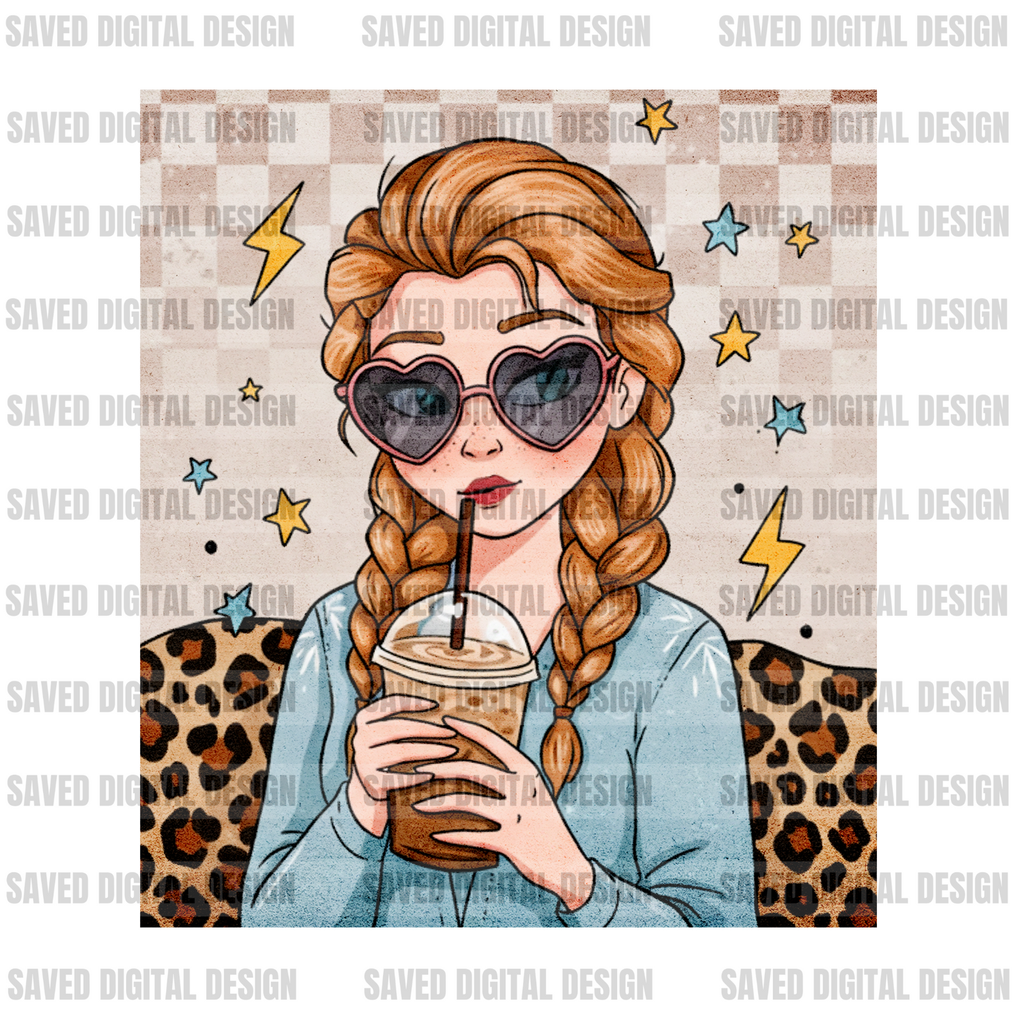 CHARACTER COFFEE CARDS - PRINCESSES - bundle