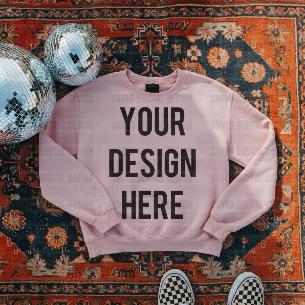 UNBRANDED LIGHT PINK SWEATSHIRT MOCK