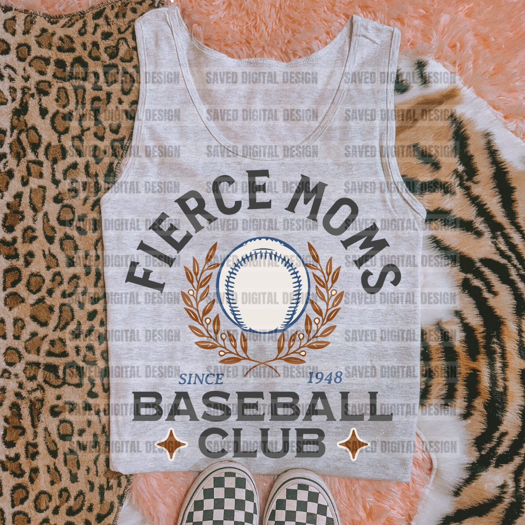 FIERCE MOMS BASEBALL CLUB PNG