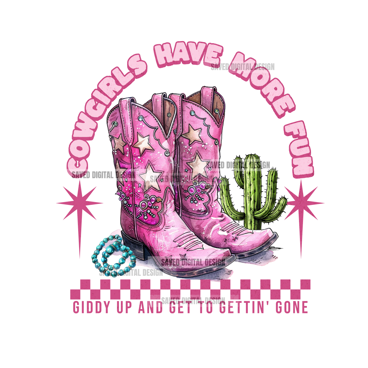 COWGIRLS HAVE MORE FUN PNG
