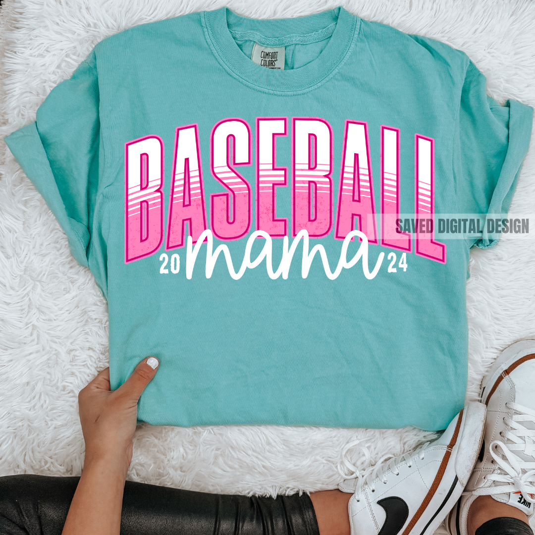 BASEBALL MAMA 2024 PNG