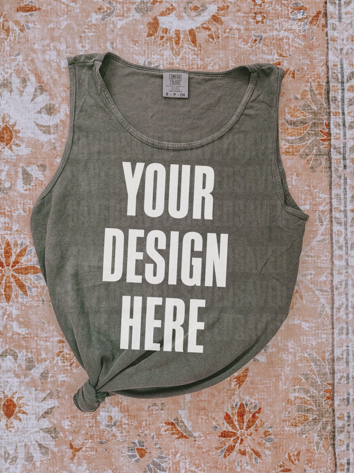 COMFORT COLORS TANK TOP MOCK BUNDLE OF 6