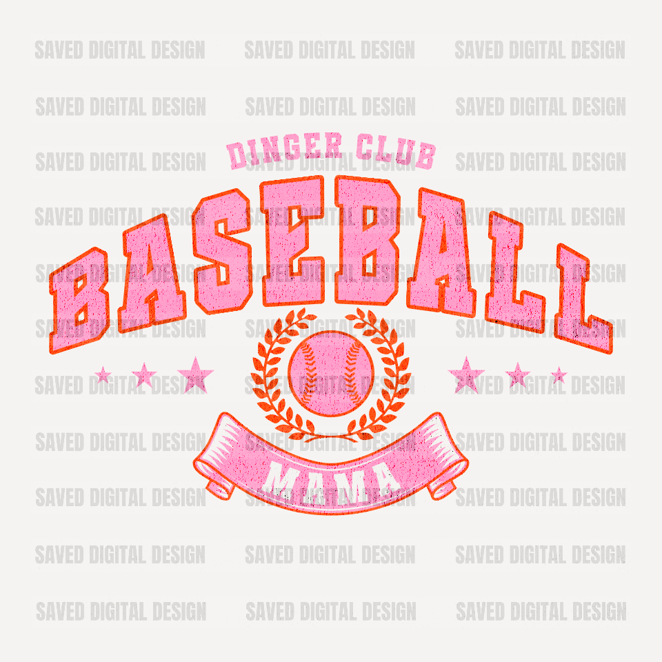 DINGER CLUB BASEBALL MAMA