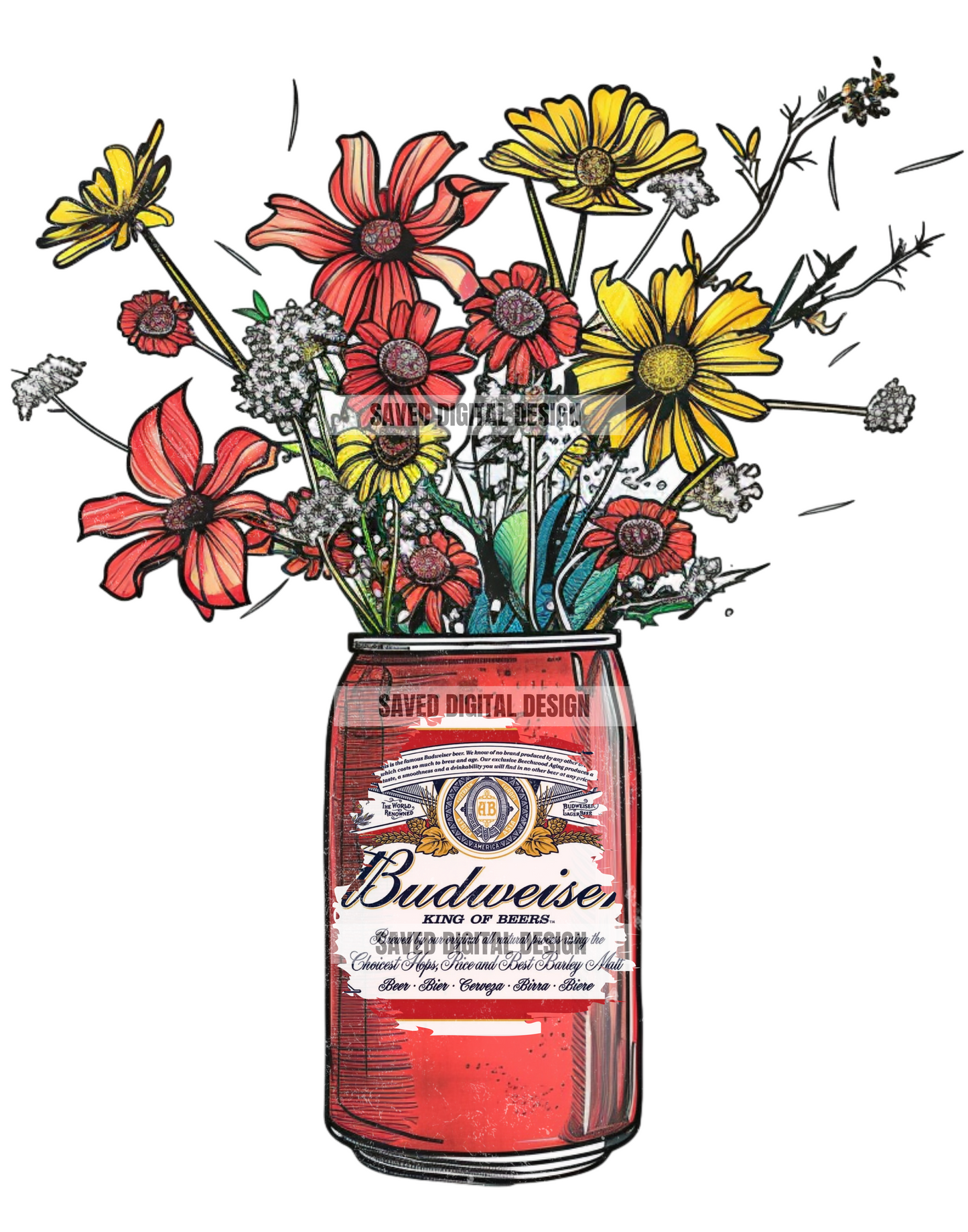 BUDW BEER FLOWER BLOOMS PNG