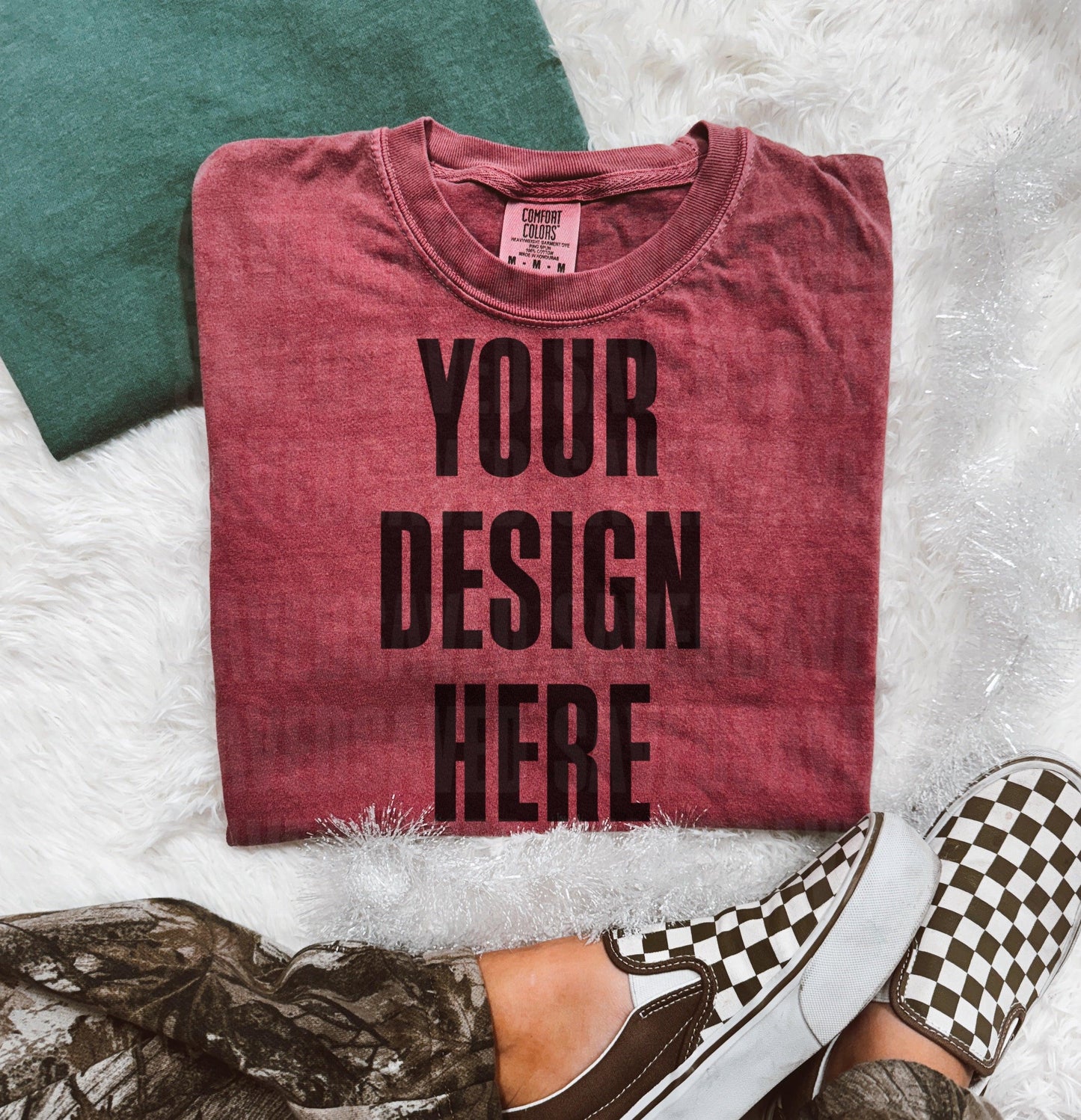COMFORT COLORS MOCK CRIMSON
