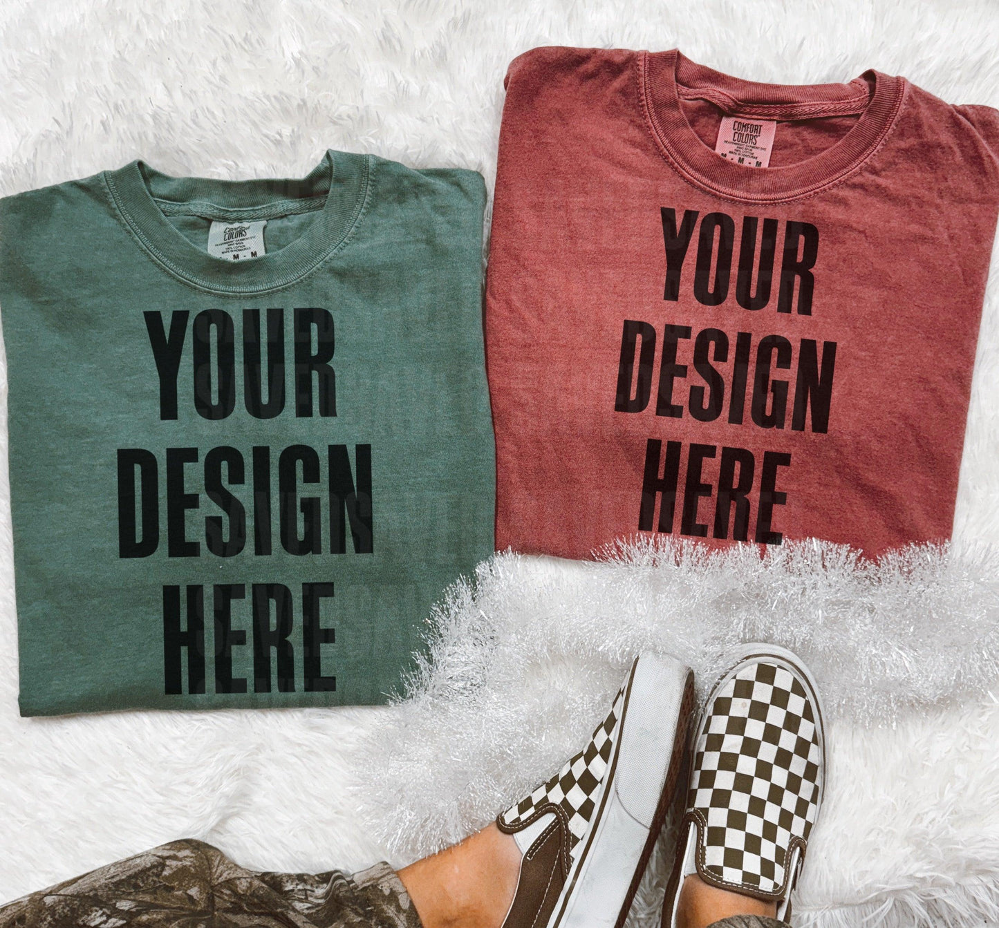 COMFORT COLORS MOCK SPRUCE CRIMSON