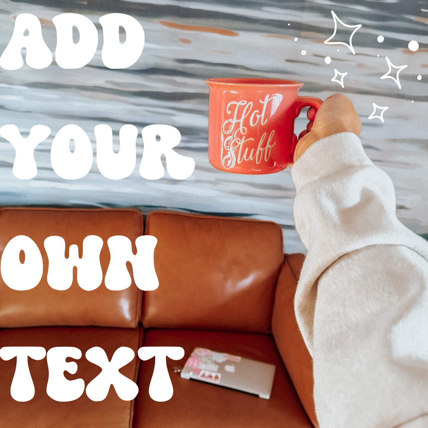 HOT STUFF MUG ADVERTISEMENT ENGAGEMENT POST