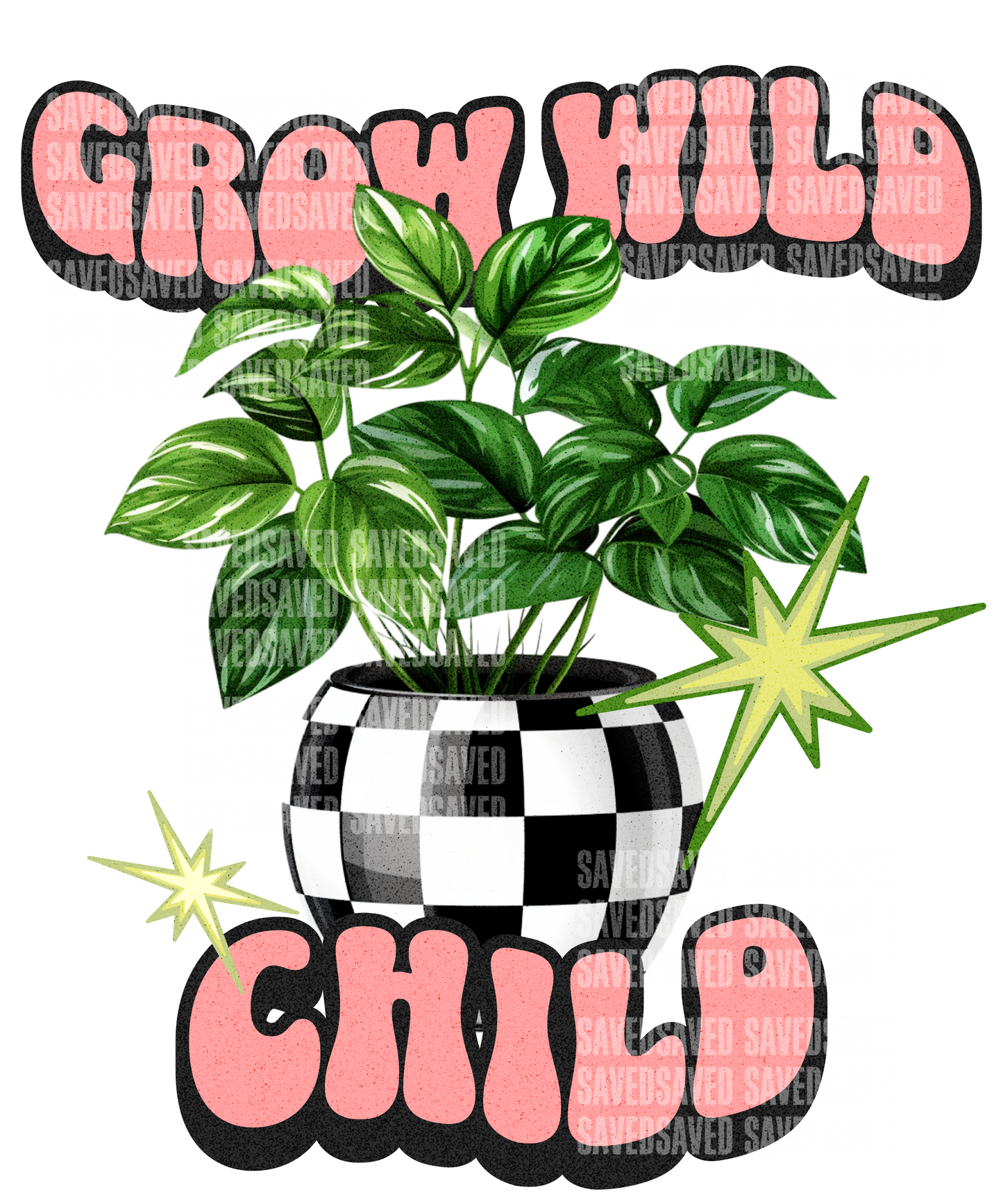 GROW WILD CHILD PNG