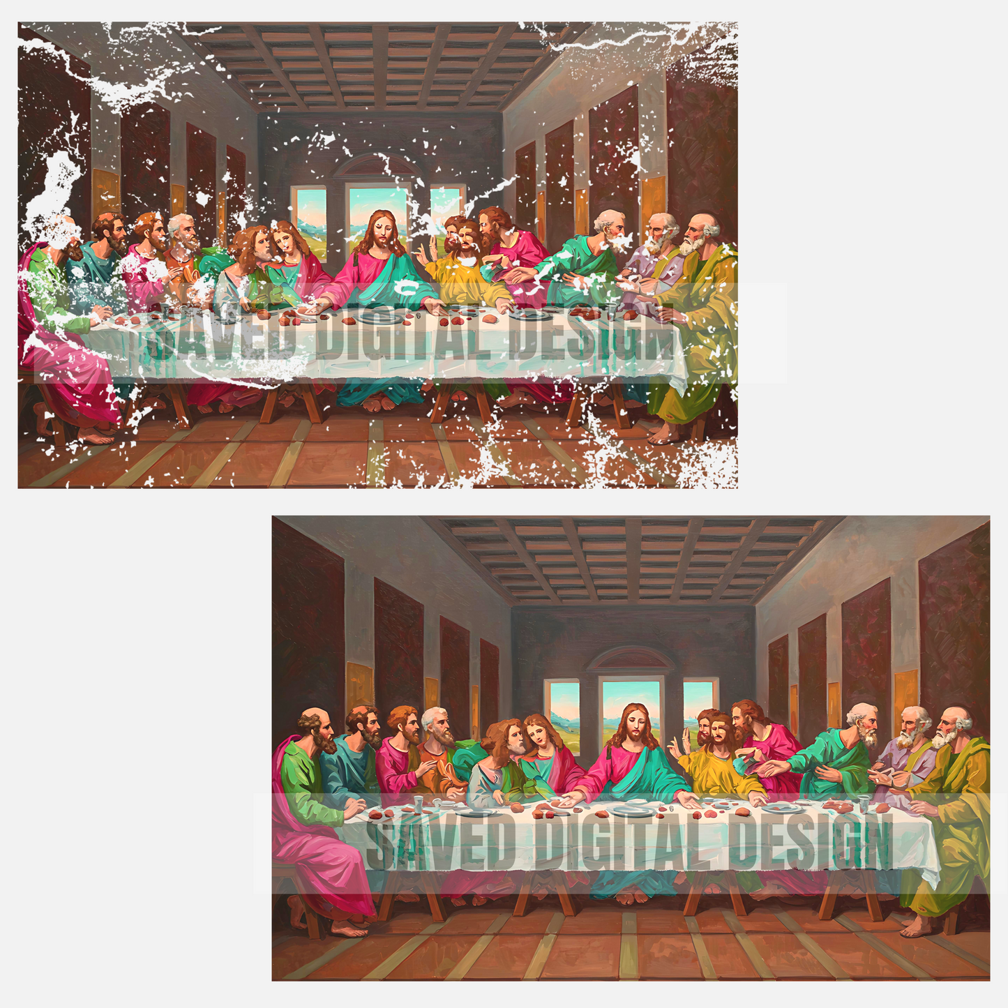 LAST SUPPER 2 VERSIONS