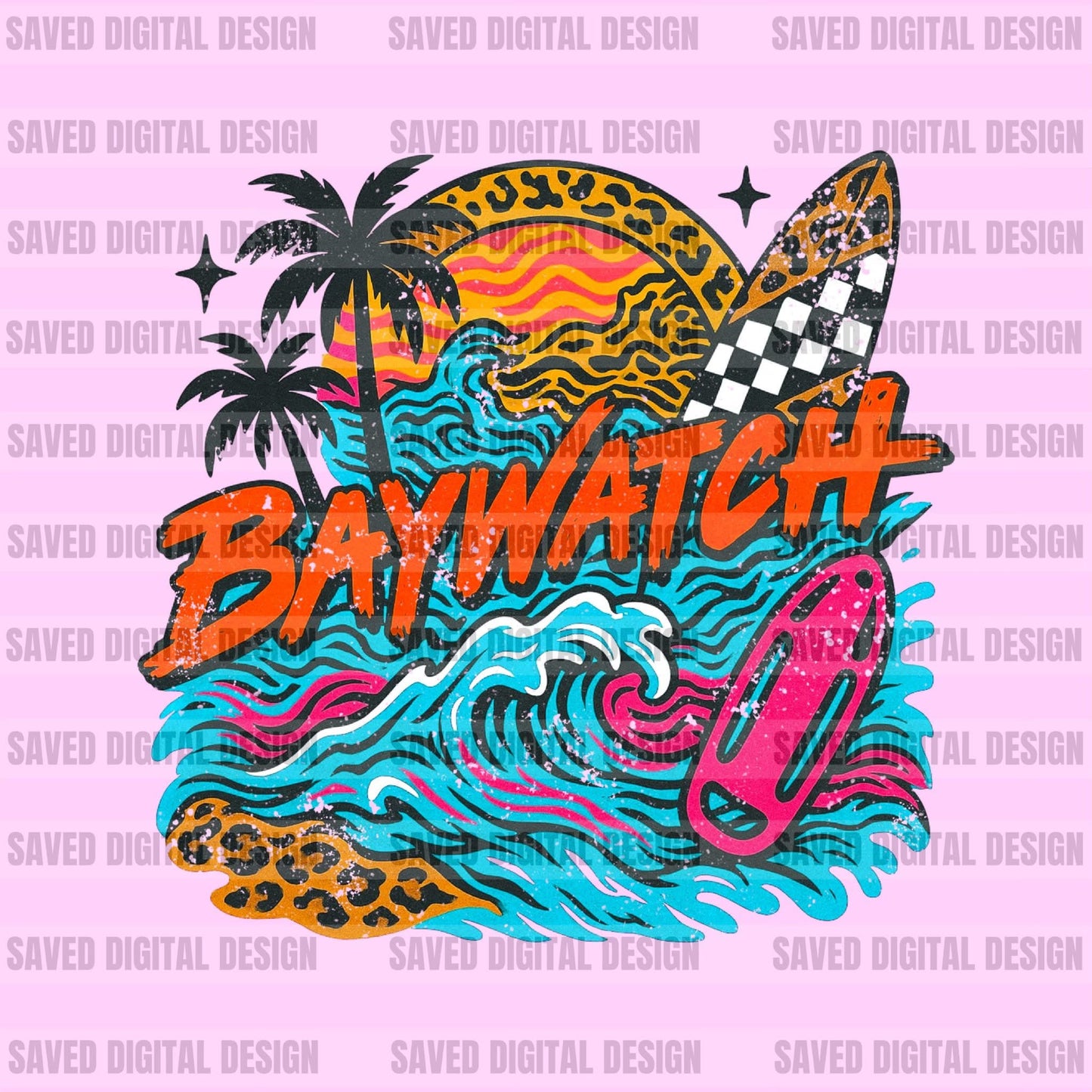 BAYWATCH NEON LEOPARD