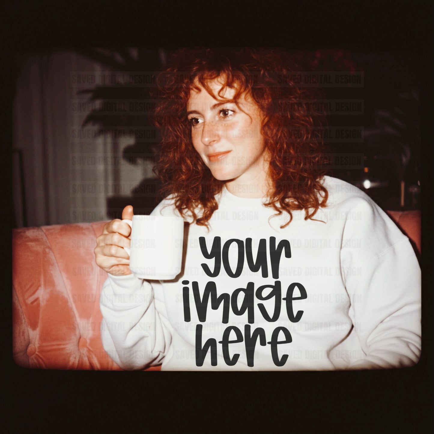 UNBRANDED WHITE SWEATSHIRT MOCK