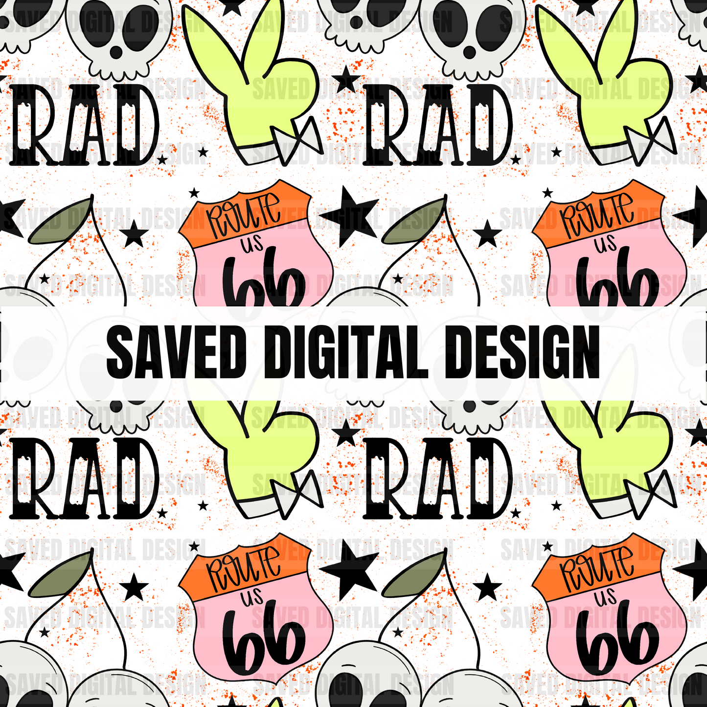 RAD BUNNY SEAMLESS