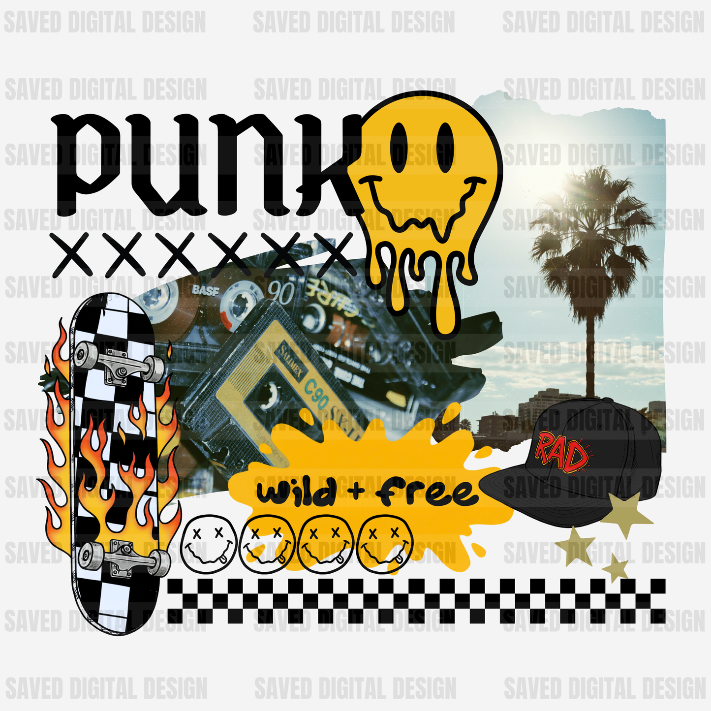 PUNK KID COLLAGE
