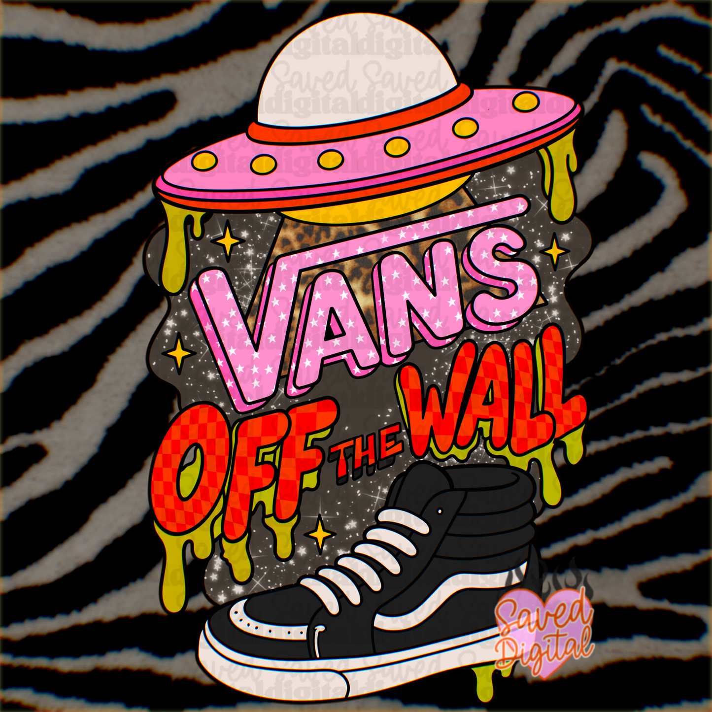 VAN OFF THE WALL SPACESHIP