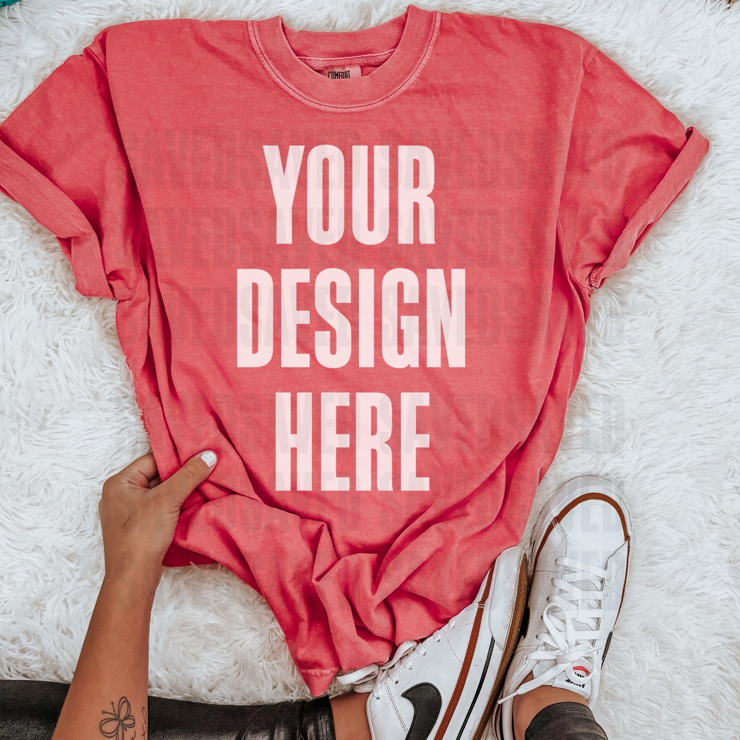 COMFORT COLORS MOCK WATERMELON