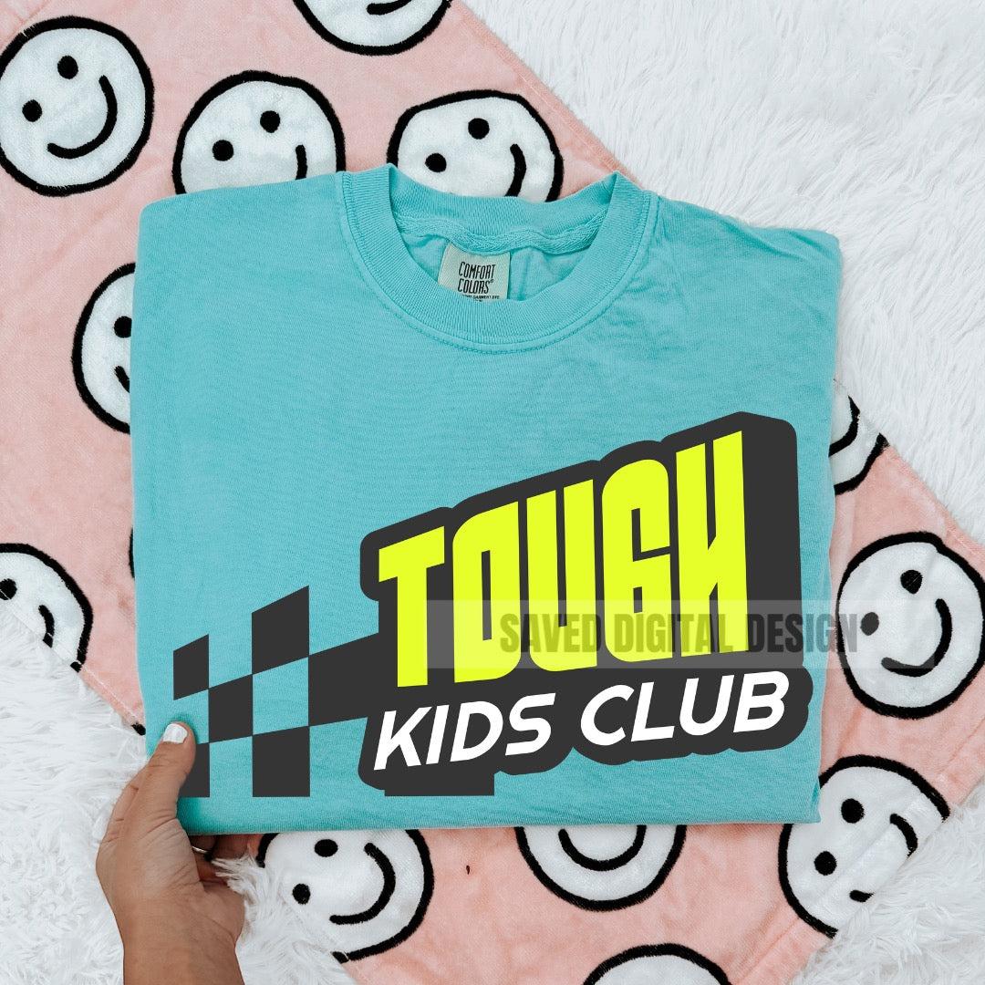 TOUGH KIDS CLUB NEON PNG