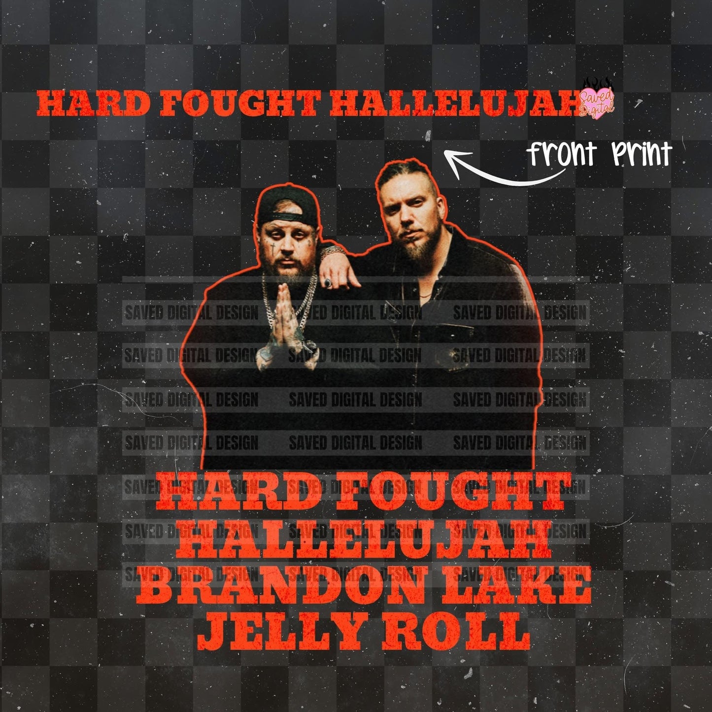 HARD FAUGHT HALLELUJAH BRANDON X JELLY COLLAB WITH POCKET