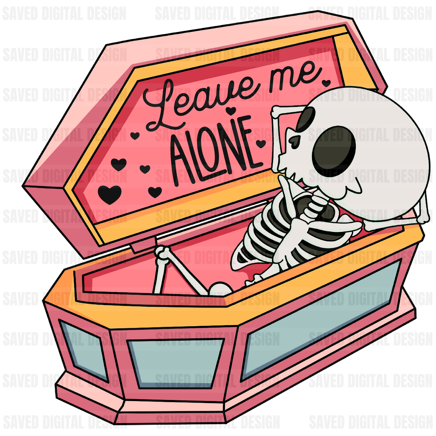 LEAVE ME ALONE COFFIN