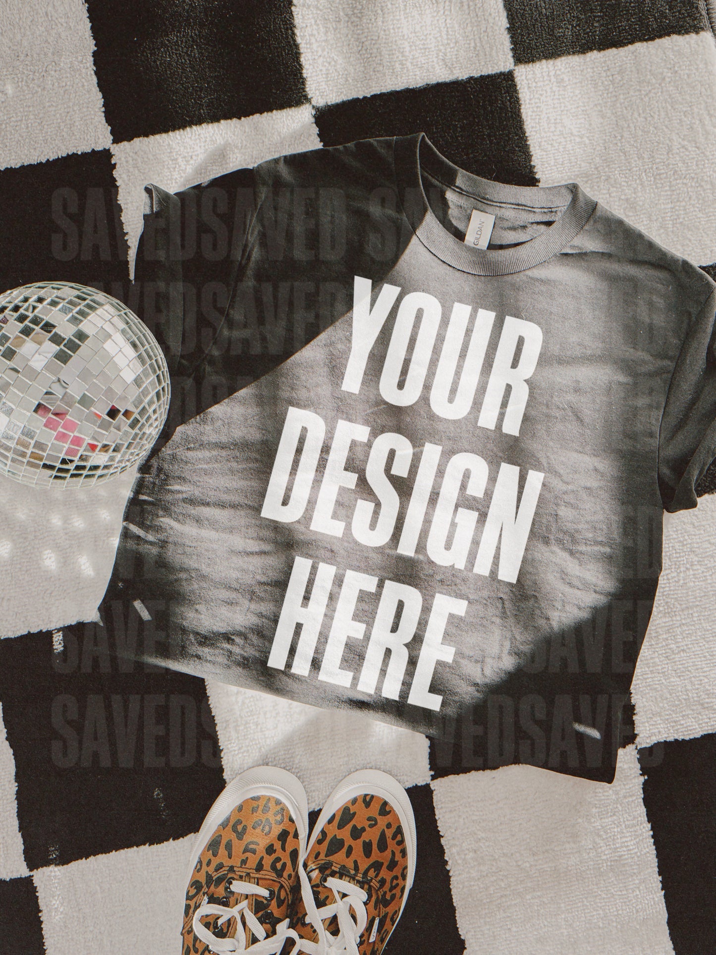 DISCO DAZZLE BLACK MOCK UP