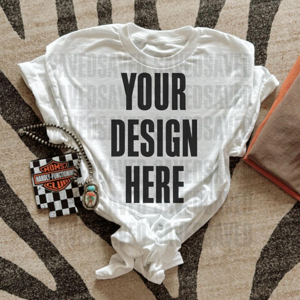 HARLEY MOCK WHITE TEE