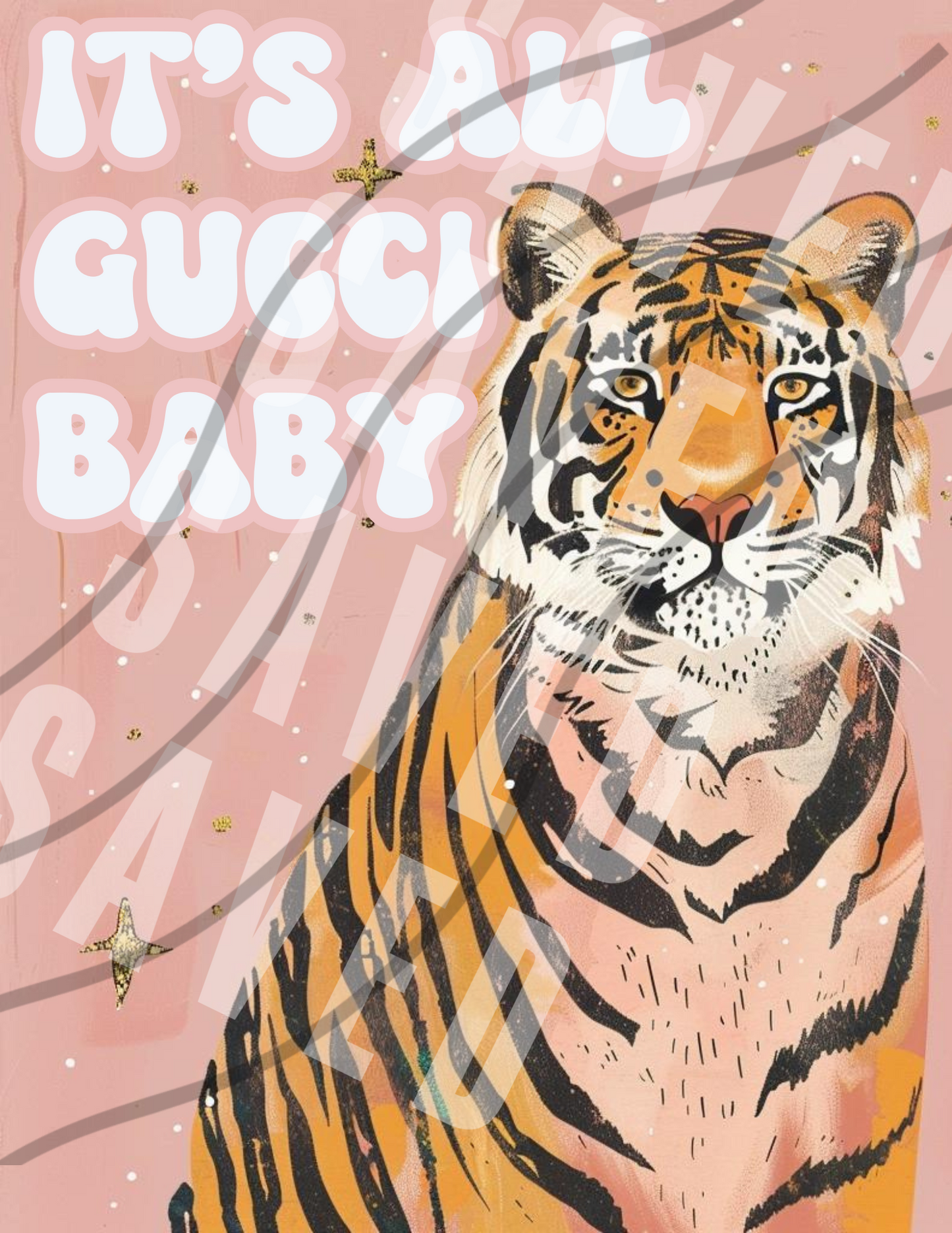 ITS ALL GOOD TIGER PNG