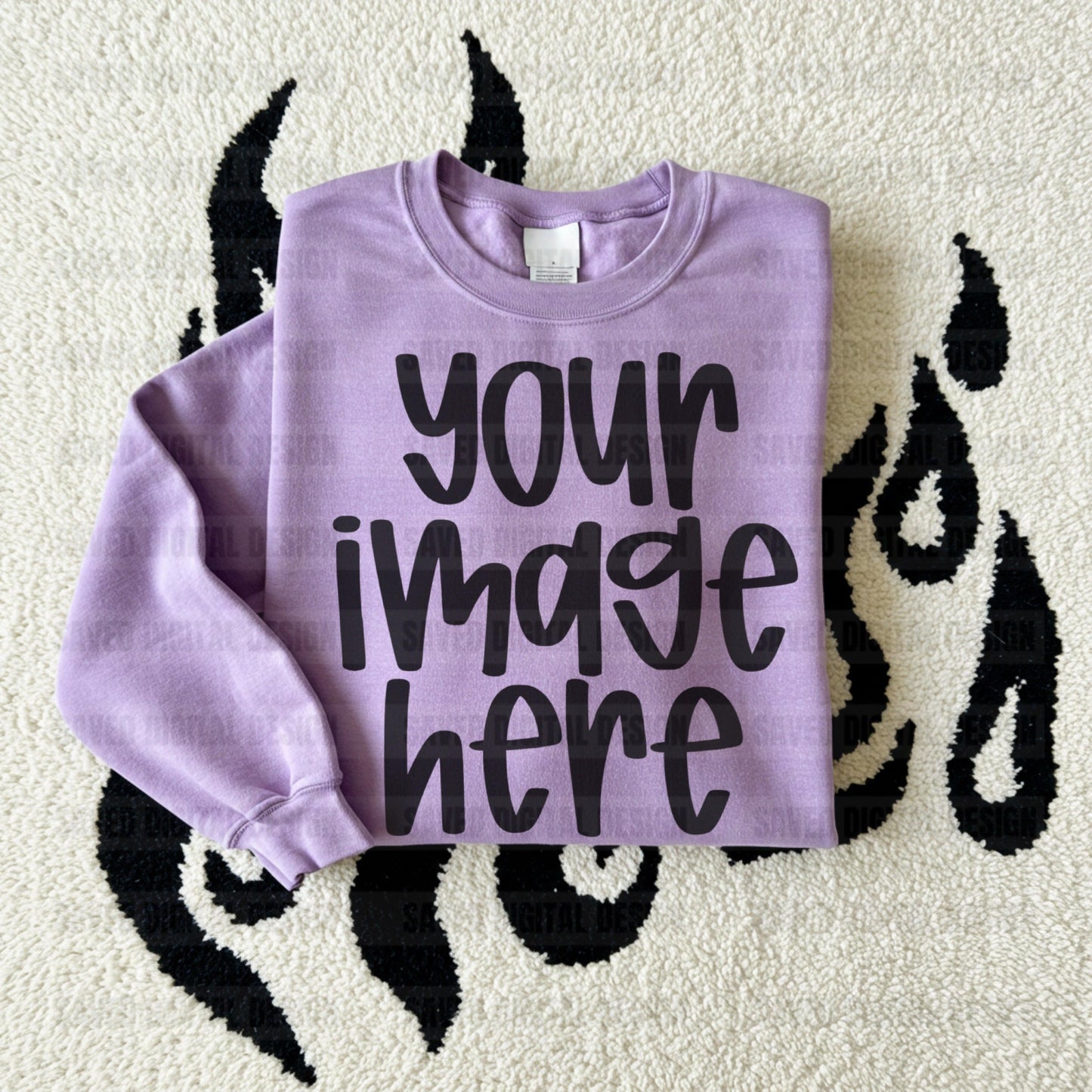 UNBRANDED LIGHT PURPLE SWEATSHIRT MOCK