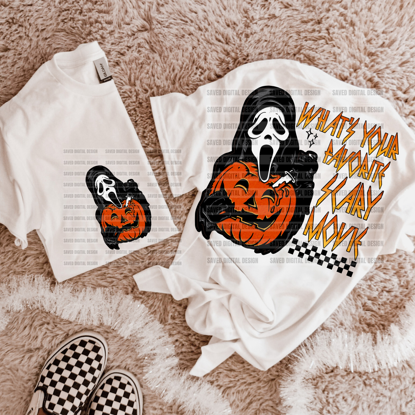 WHAT'S YOUR FAVORITE SCARY MOVIE FRONT + BACK