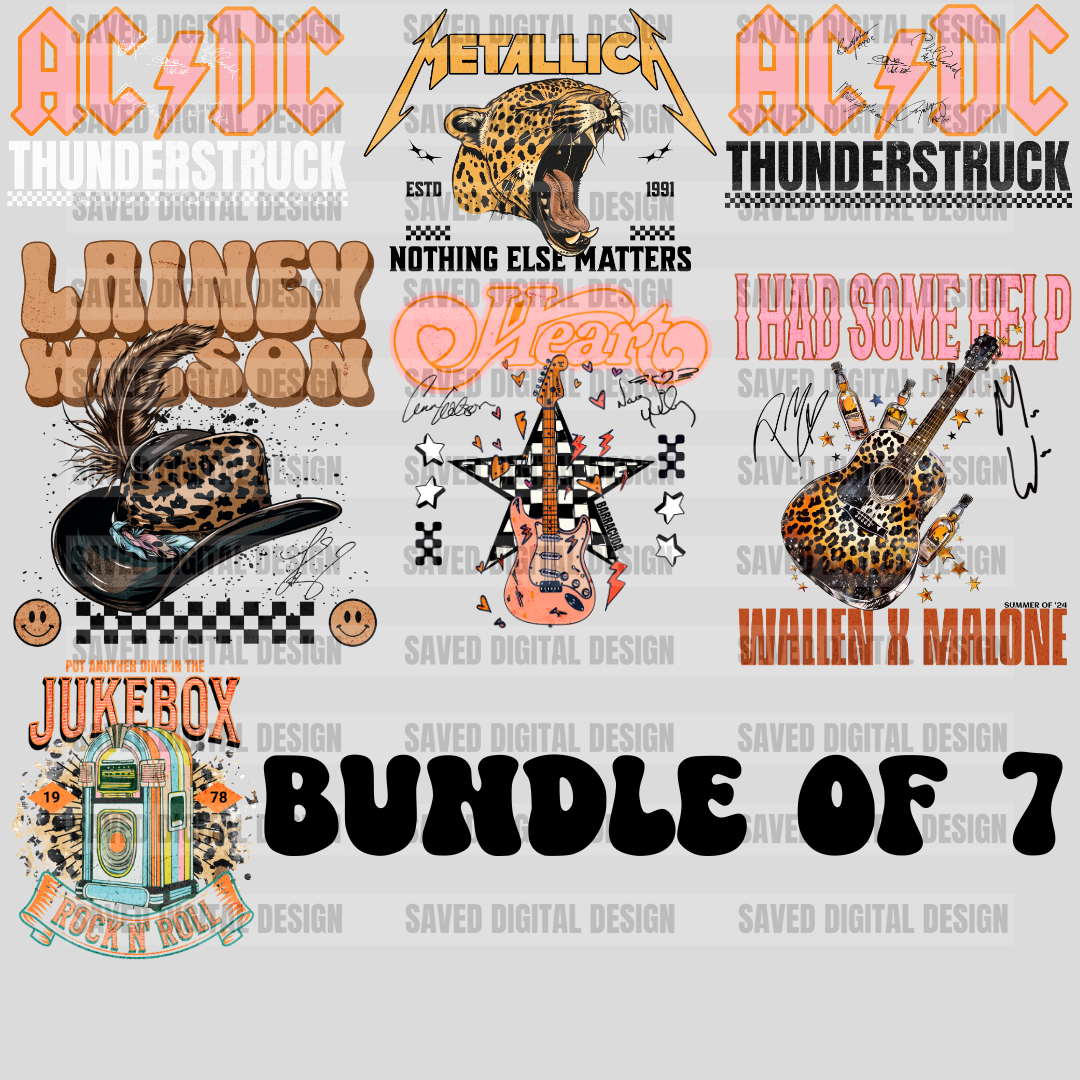 MUSIC DROP 2 - BUNDLE OF 6