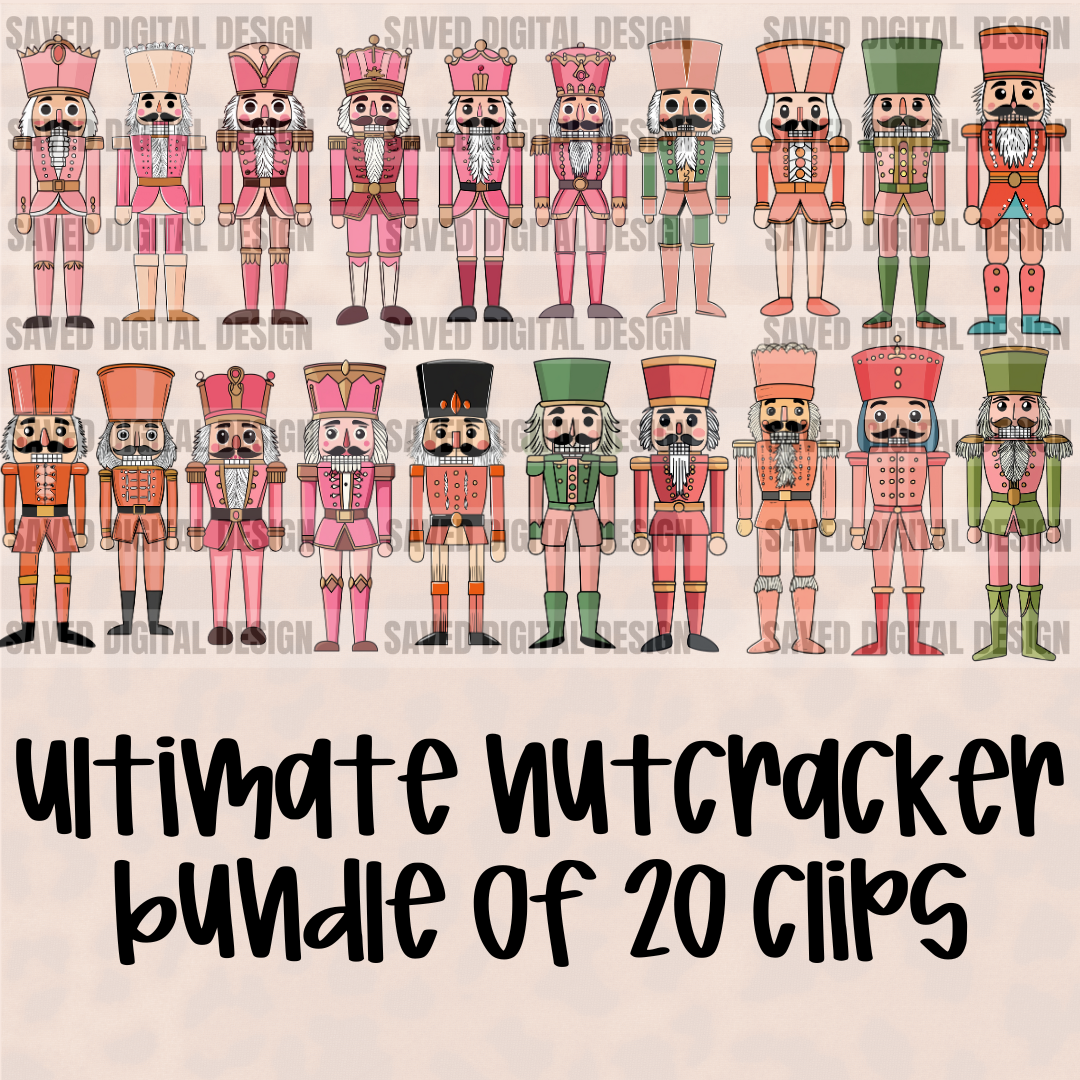 ULTIMATE NUTCRACKER CLIPART BUNDLE OF 20