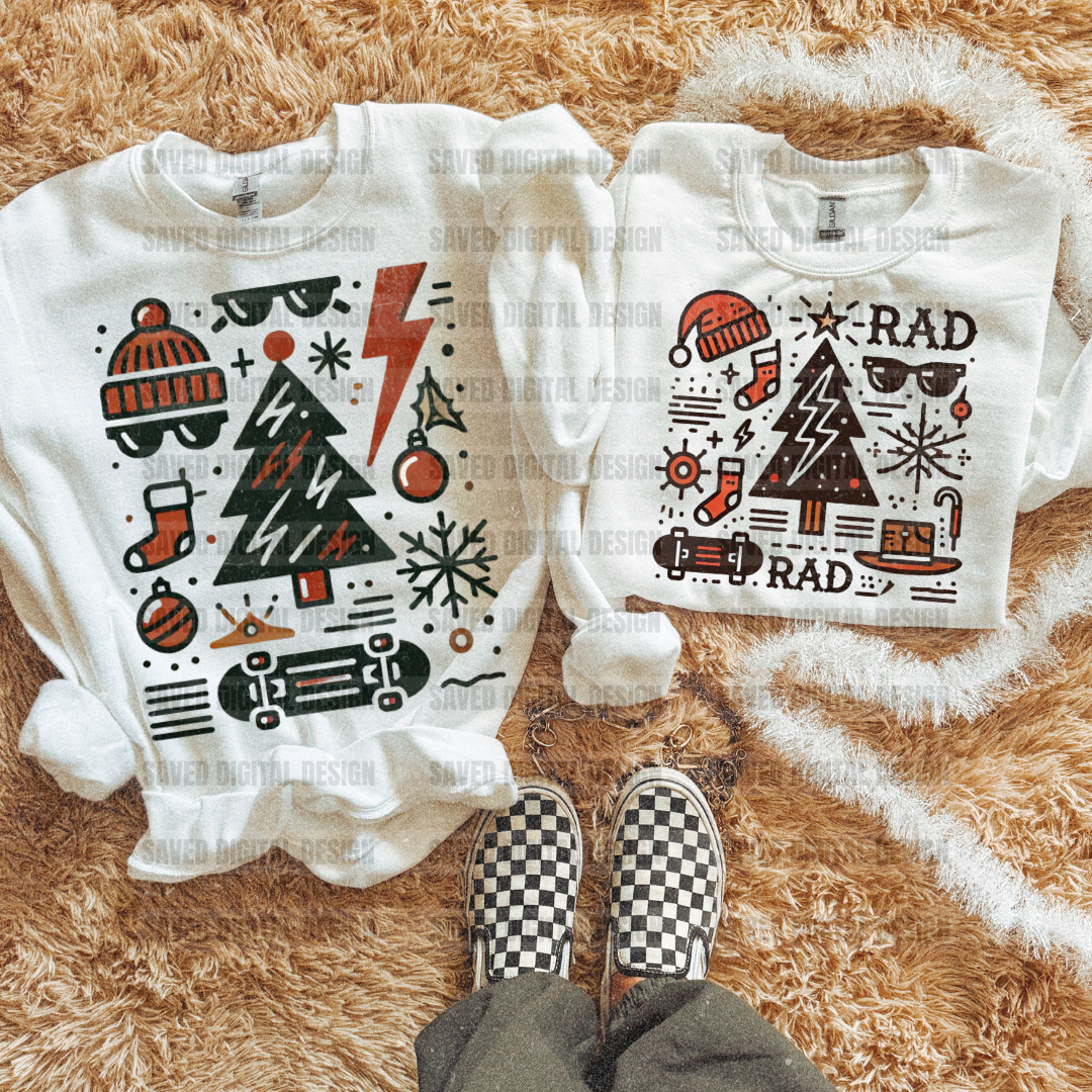 RAD CHRISTMAS COLLAGES SET OF 2