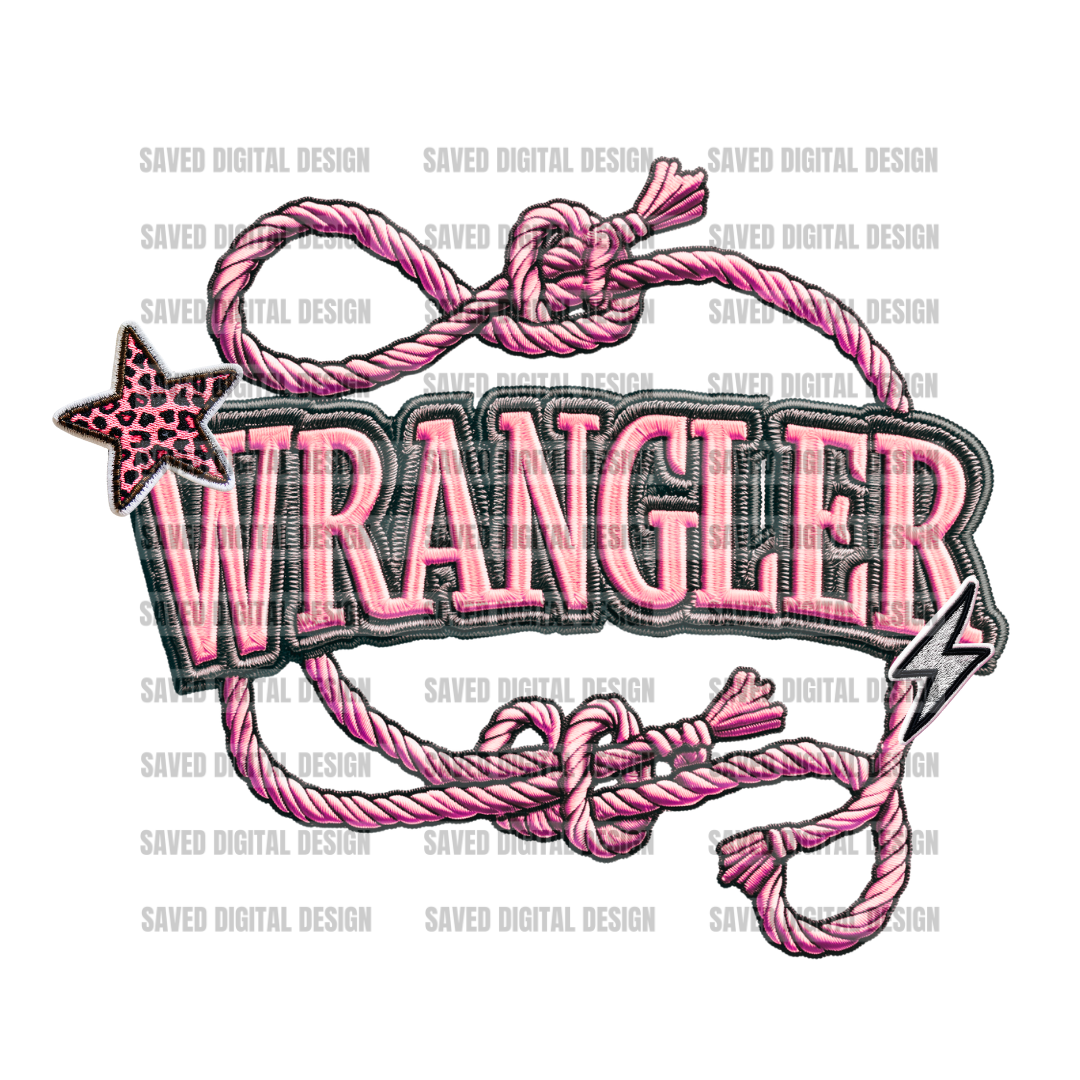 WRANGLE FAUX HAT PATCH CLUSTER PNG