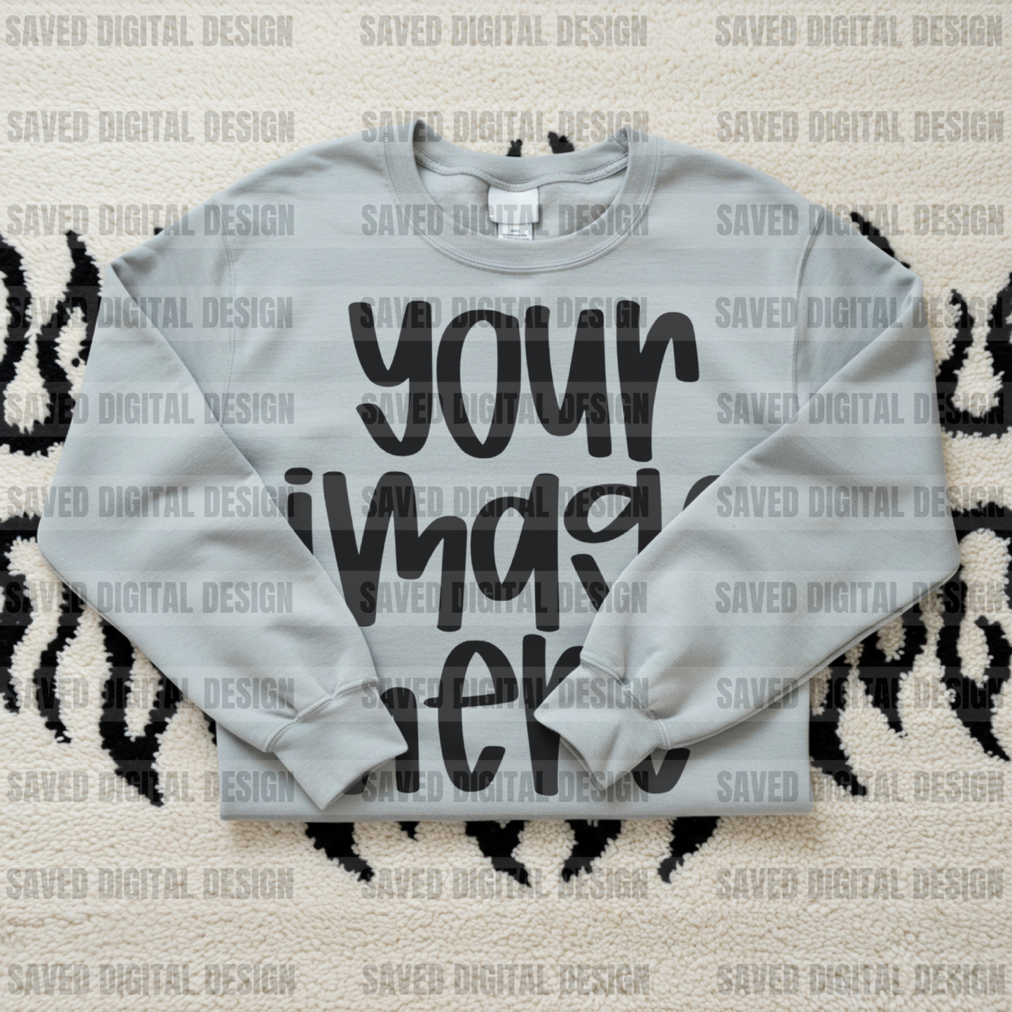 UNBRANDED GREY LAYERED MOCK