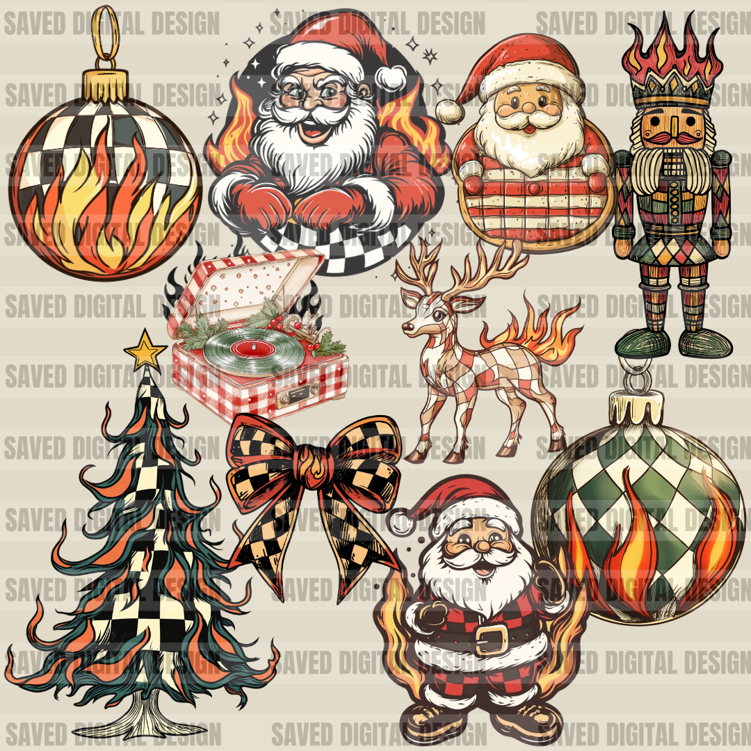 RAD CHRISTMAS CLIP ART BUNDLE OF 10