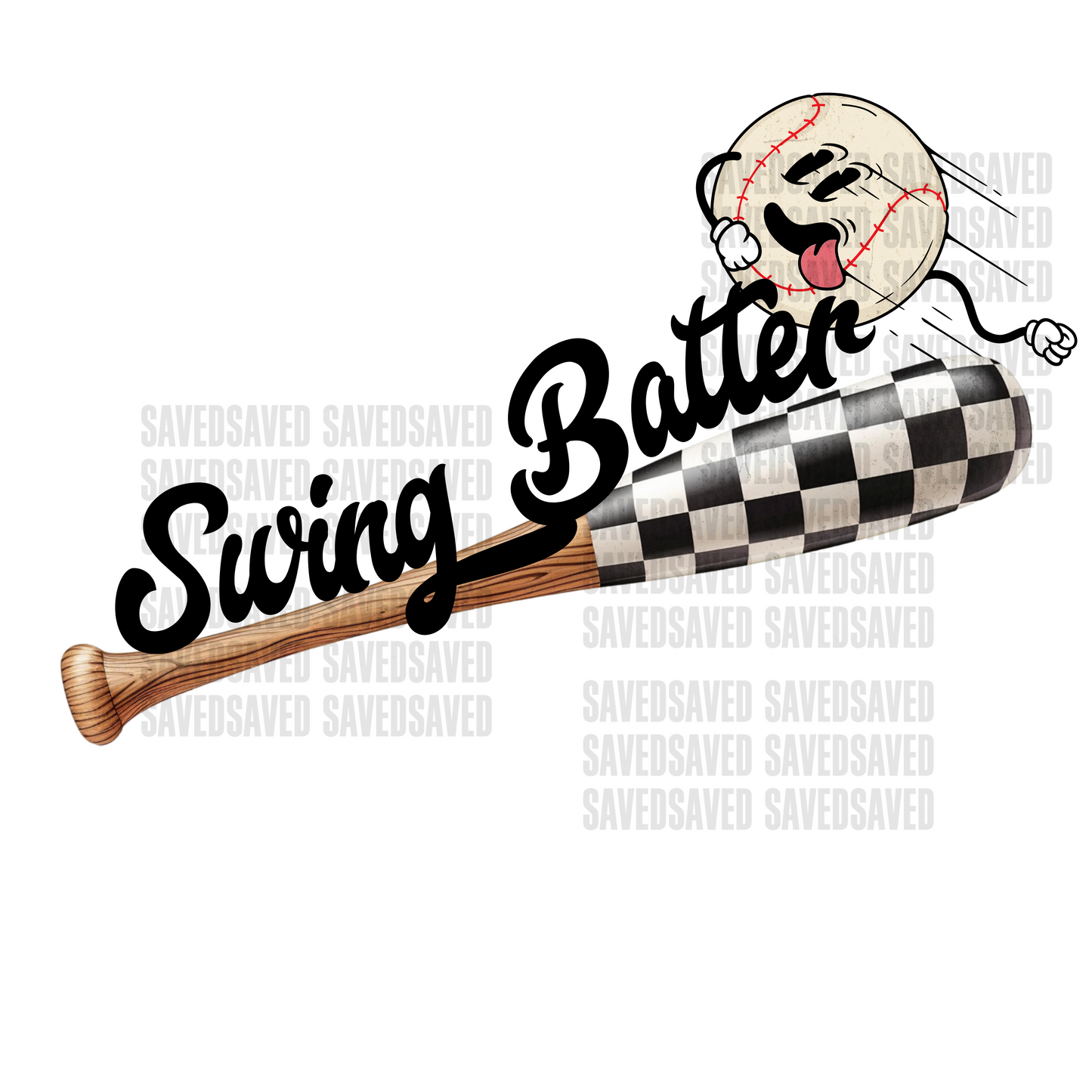SWING BATTER BASEBALL PNG
