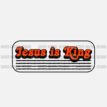 JESUS IS KING RED