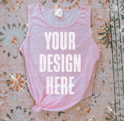 COMFORT COLORS TANK TOP MOCK BUNDLE OF 6