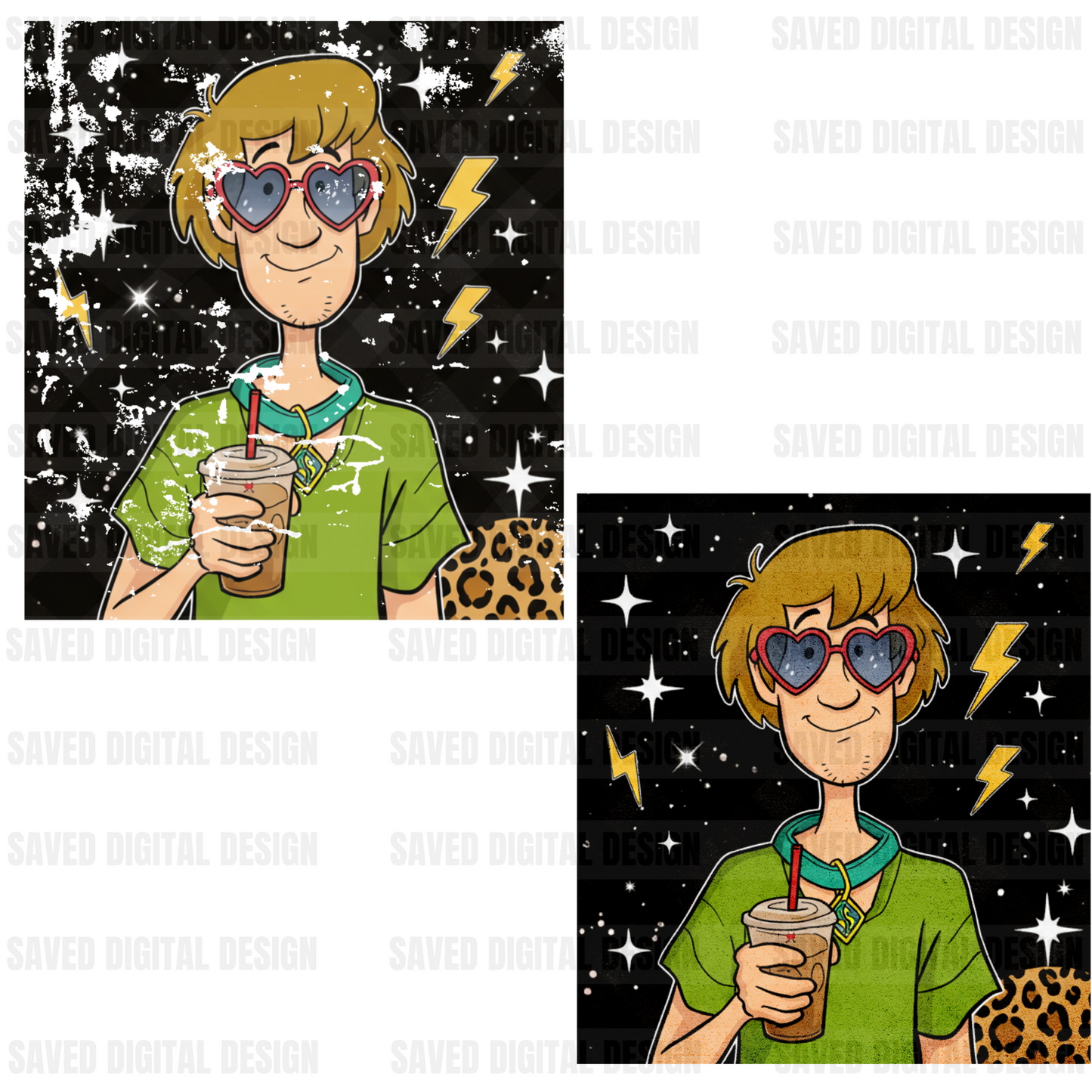 CHARACTER COFFEE CARDS - CARTOONS - bundle