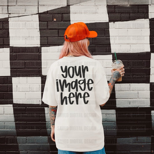UNBRANDED WHITE T-SHIRT MOCK