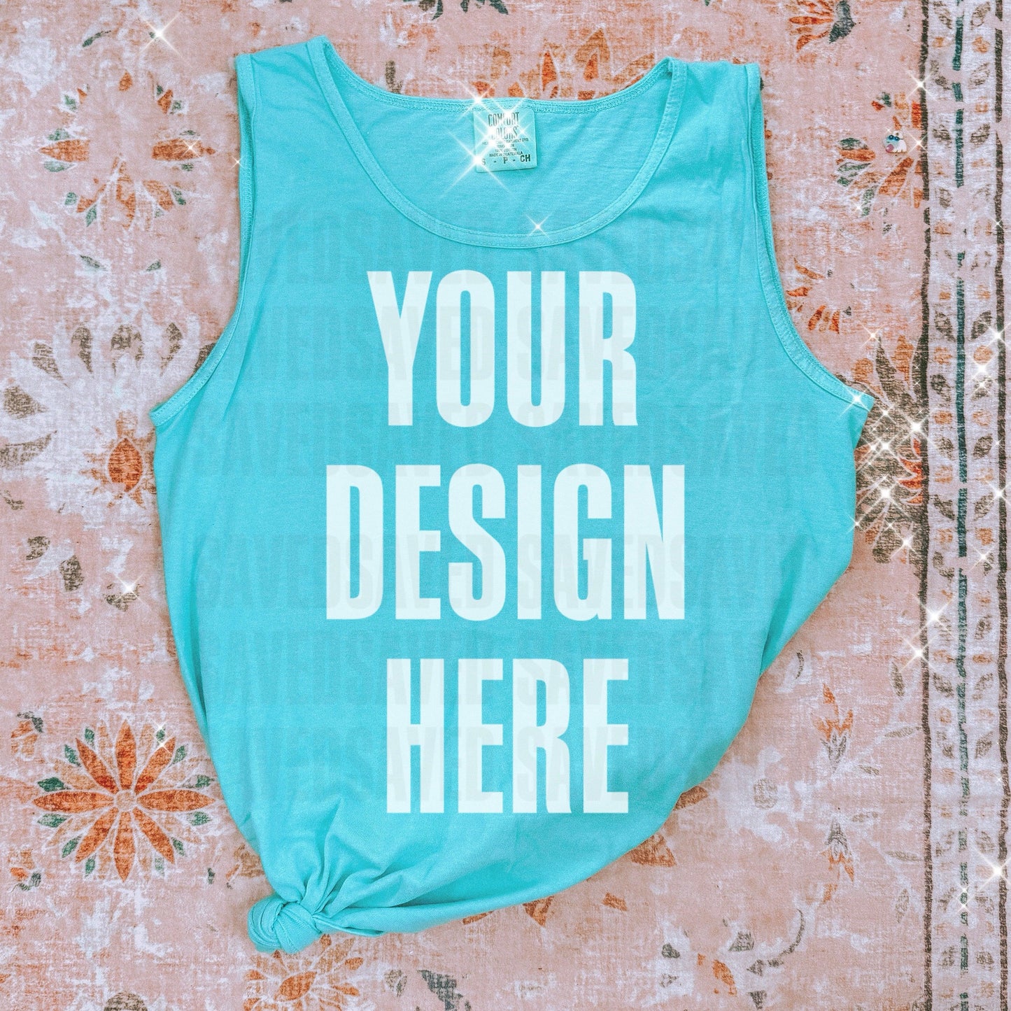 COMFORT COLORS TANK TOP MOCK BUNDLE OF 6