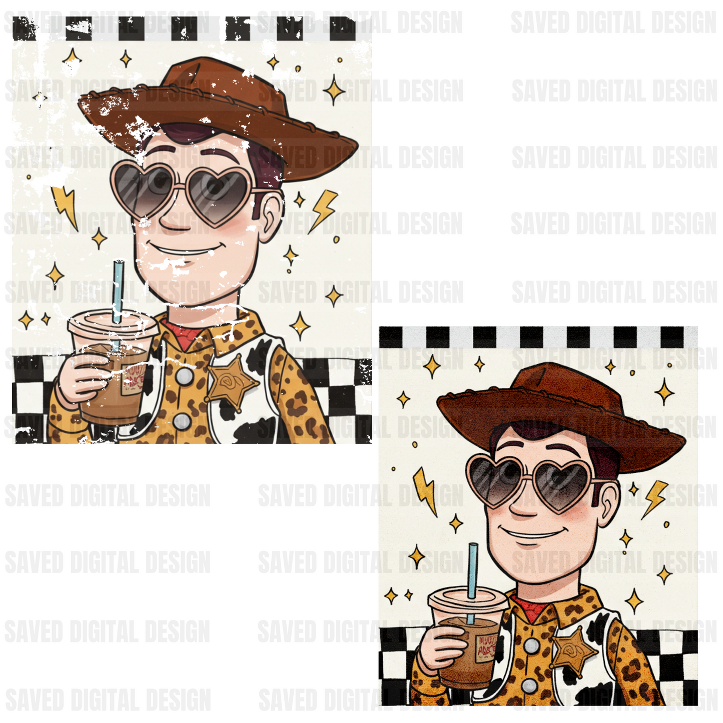 CHARACTER COFFEE CARDS - CARTOONS - bundle