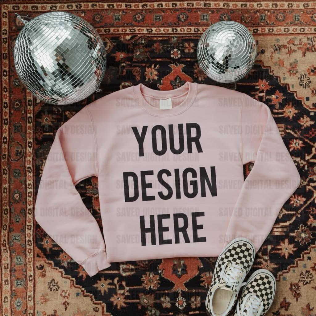 UNBRANDED LIGHT PINK SWEATSHIRT MOCK