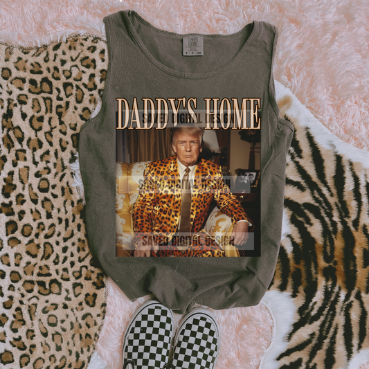 DADDY'S HOME LEOPARD PRINT PNG